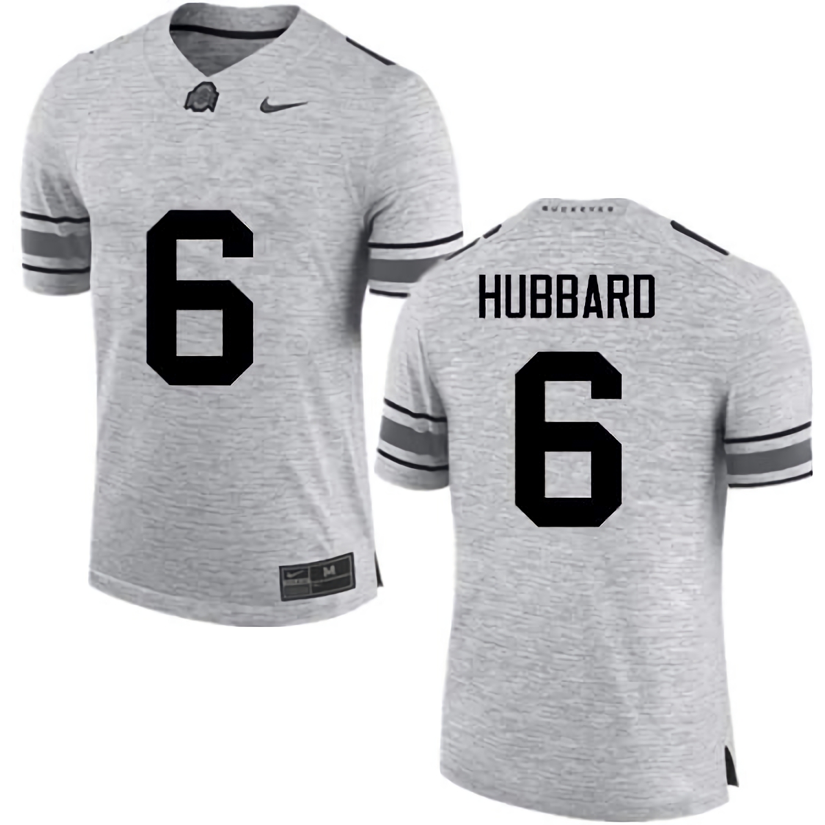 Sam Hubbard Ohio State Buckeyes Men's NCAA #6 Nike Gray College Stitched Football Jersey IVU7756MW
